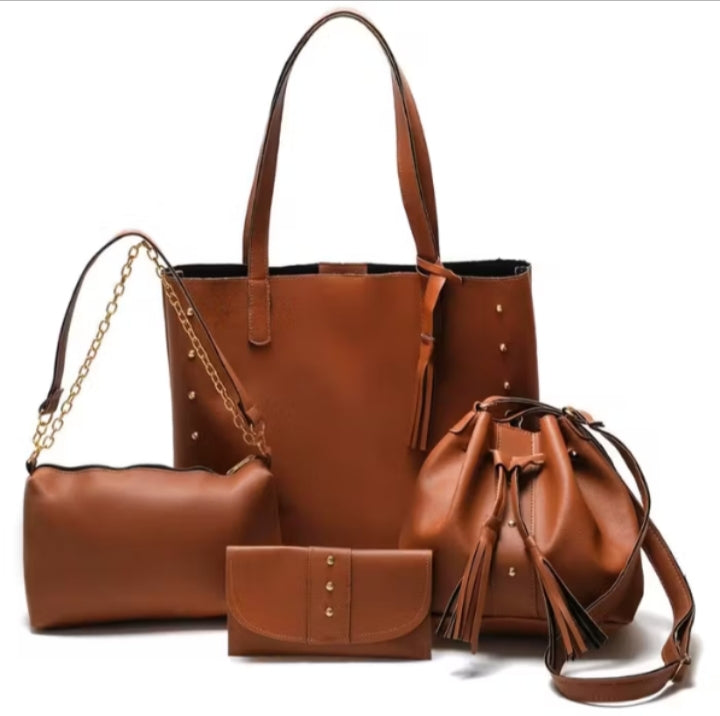 KIT
4 Bolsa Feminina Transversal Tiracolo