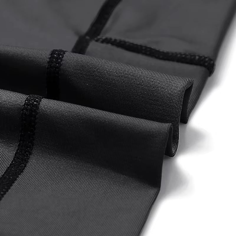 Leggings Sport Men Sportswear Fitnes Gym Clothing Male Compression Tights Solid Bottoms Quick Drying Football Basketball Jerseys