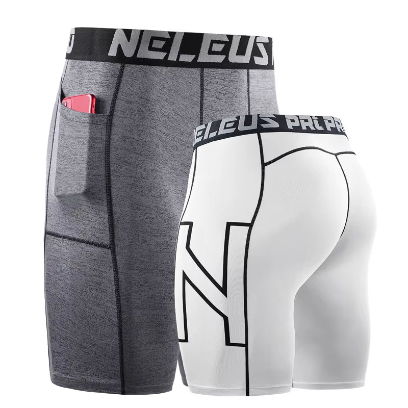 Leggings Sport Men Sportswear Fitnes Gym Clothing Male Compression Tights Solid Bottoms Quick Drying Football Basketball Jerseys